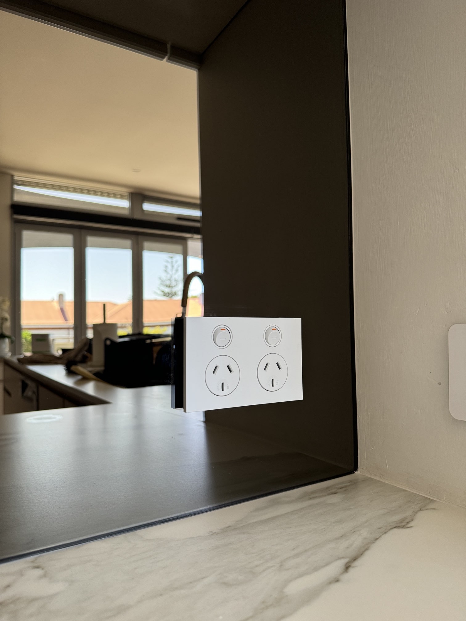 power point on wall