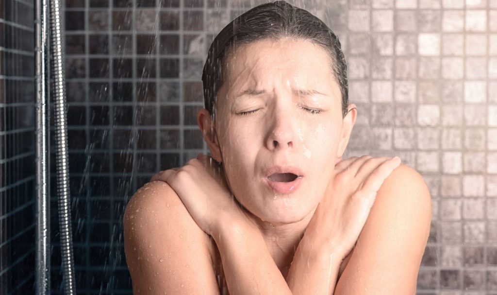 No hot water upstairs